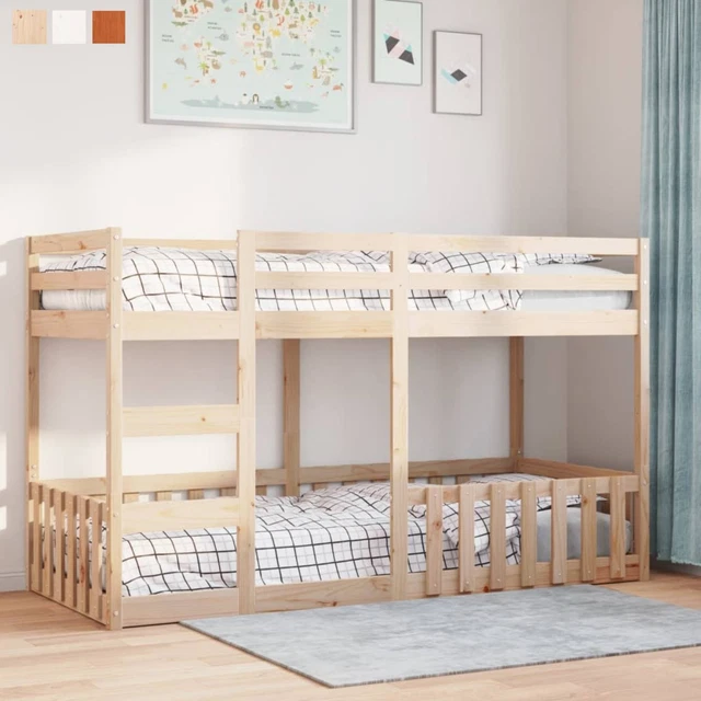 SINGLE LOFT BED High Sleeper Children Kids Cabin Bed Pine Wood Bunk Bed ...