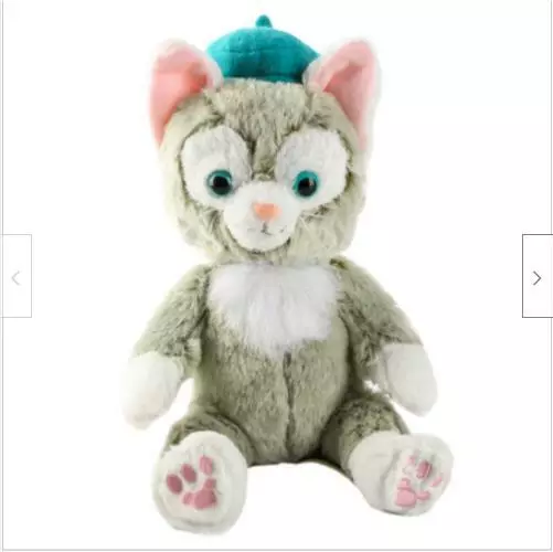 2023#Large Tokyo Disney Sea Duffy Friends Gelatoni Cat Plush Doll Toy 30cm