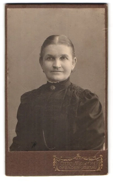Fotografie Otto Martin, Dresden-Löbtau, Reisewitzerstrasse 18, Portrait bürgerl