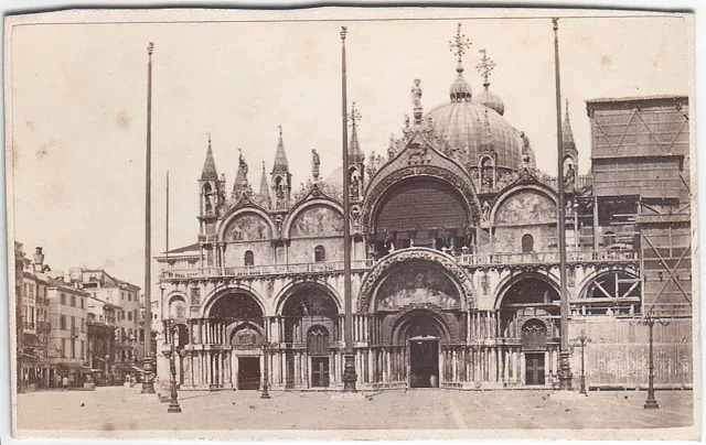 Carlo Ponti: Vendig, Kirche San Marco, Aufnahme um 1865