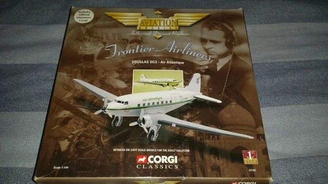 Corgi Classics 1/144 Douglas DC3 American Airlines Frontier – Miniature Métal