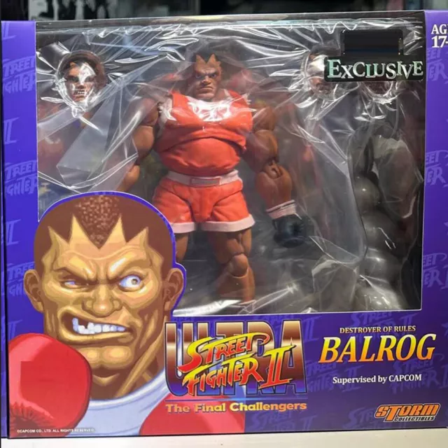 Storm Toys BALROG Street Fighter 1/12 Action Figure Doll Model Orange Version