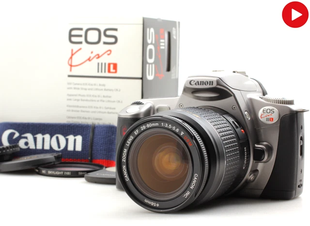 🎦[ MINT IN Box ] Canon EOS Kiss M 15-45mm 55-200mm
