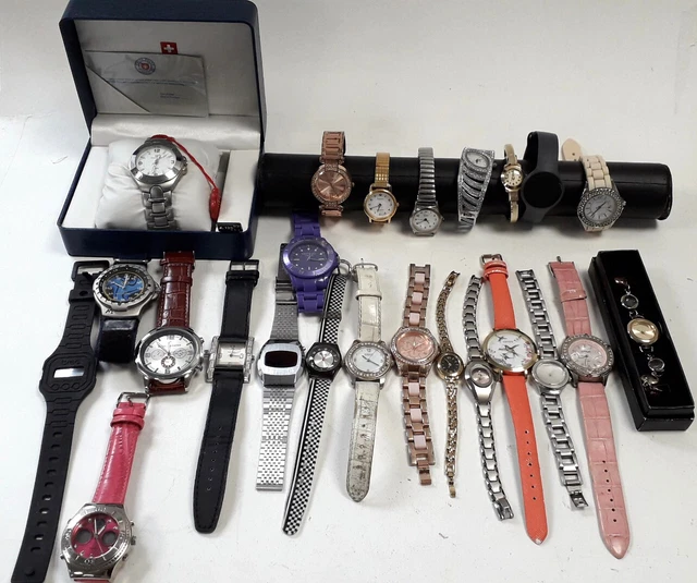 Lotto Di Orologi Vintage Moderni Adulti Bambini Sekonda Oasis Timex#742