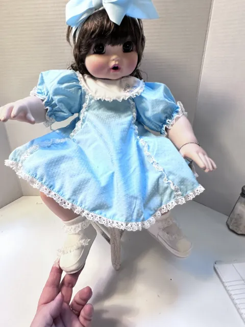 Marie Osmond"Baby Adora “ Mother O  Porcelain Doll #375/500 Brown Hair Rare