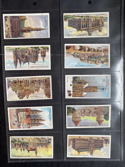 Cigarette Cards - Gems Of Belgium Architecture - Wills 1915 - Complete Full Set