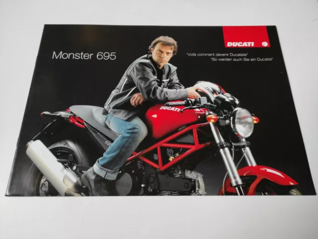 Ducati Monster 695 de 2006 FR/D Prospectus Catalogue Brochure Moto