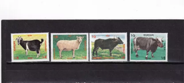 LI04 Bangladesh 1997 Livestock  mint stamps