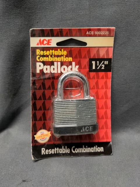 Ace 1 1/2 Resettable Padlock