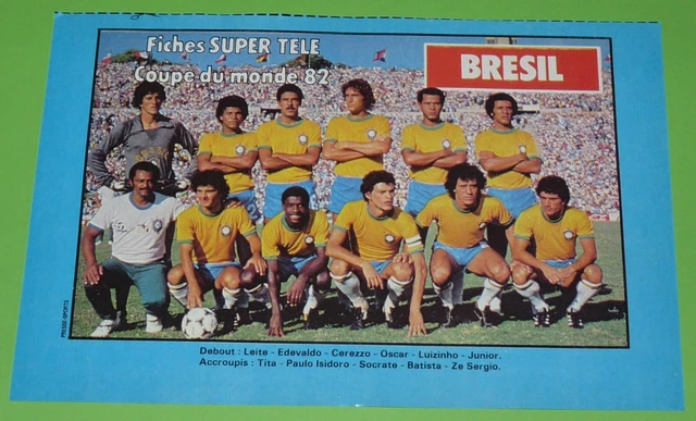 Zico et Socrates ont signé une photo de la Coupe du monde 1982 - All Star Signings