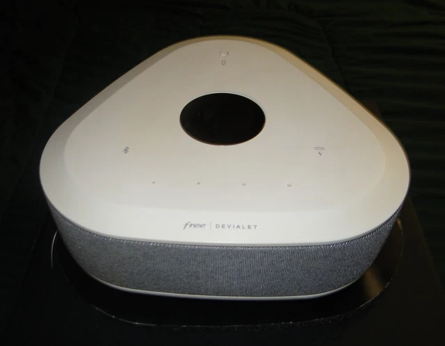 Freebox Delta Player Devialet, Enceinte Sans Fil Bluetooth Wi-Fi, Occasion