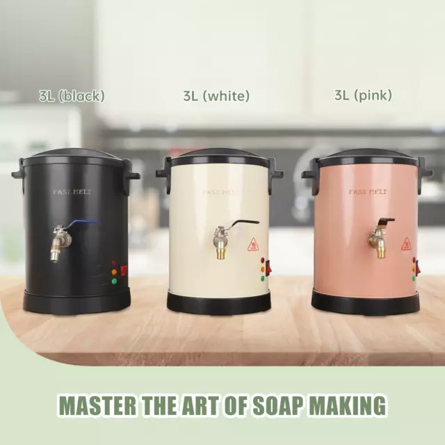 TOAUTO Soap Making Machine 3L/6L/12L Soap Melter Electric Soap Melting  Heater