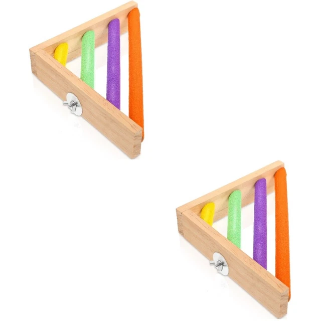 2x Lustige Tragen Beständig Papagei Barsch Für Papagei Vogel Hause