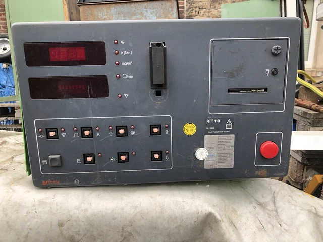 Bosch rtt 110 misuratore gas di fumo difettoso