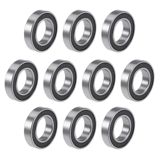 10pcs Deep Groove Ball Bearings Thin Section Double Sealed 6800/6804/6901-2RS