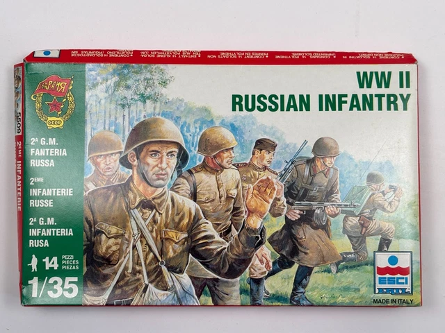 Maquette Tamiya 1/35 – Infanterie D'assaut Russe | 12 Figurines Seconde Guerre Mondiale Avec Armes Et Accessoires