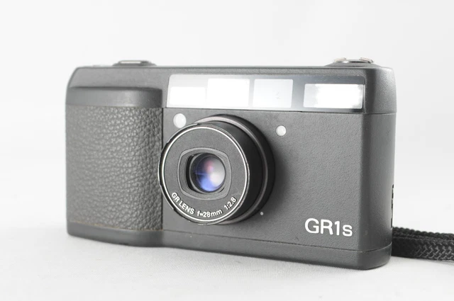 【Near Mint】 Ricoh GR1s Black Point & Shoot 35mm Film Camera from Japan #678