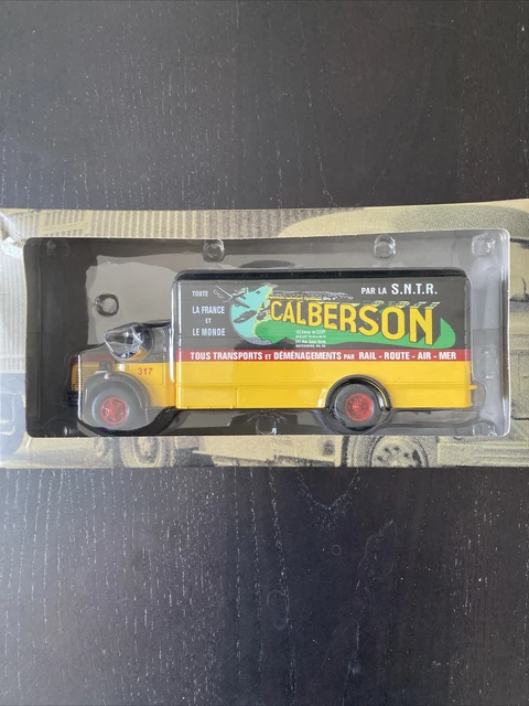 Solido Camion Berliet Benne Jaune – Miniature 1:45 Zamak Boîte D’origine
