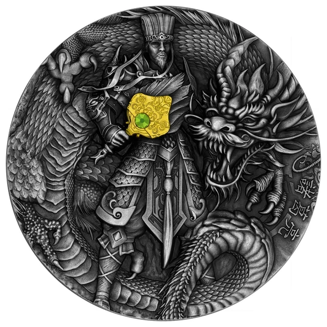 ZHUGE LIANG Famous Chinese Warriors 2 Oz Silver Coin Niue 2020