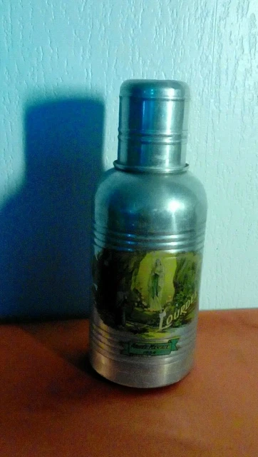 GOURDE ANCIENNE MILITAIRE EN ALUMINIUM AVEC HOUSSE N° 2 | eBay