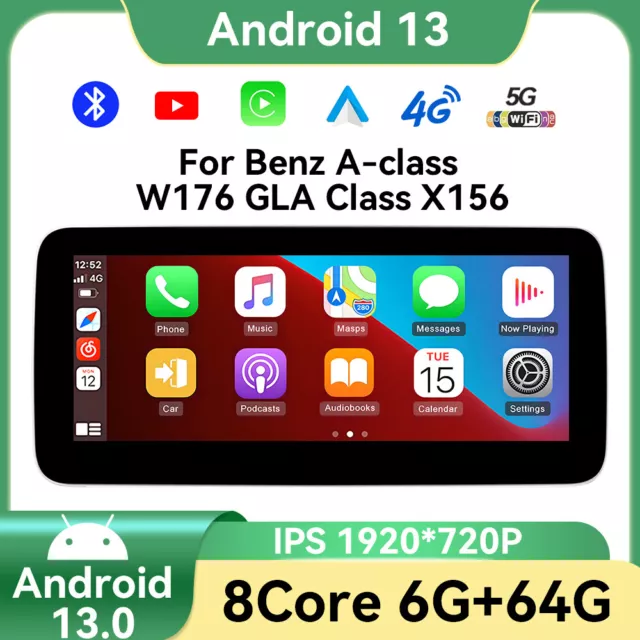 10,25" Android 13 Autoradio GPS Navi für MERCEDES BENZ A-W176 C117 X156 NTG 4.5