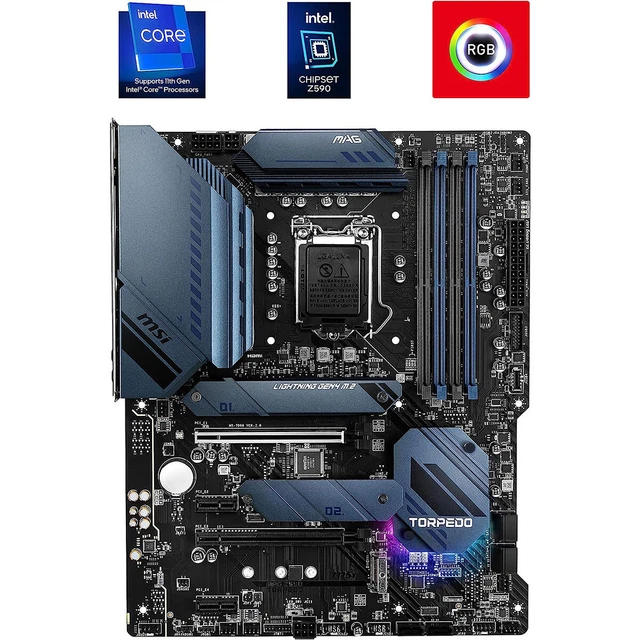 MSI MAG Z590 Torpedo Motherboard LGA1200 Intel Core i7