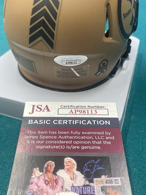 Maurkice Pouncey Signed Autographed Salute To Service Mini Helmet Jsa Coa Rare 2