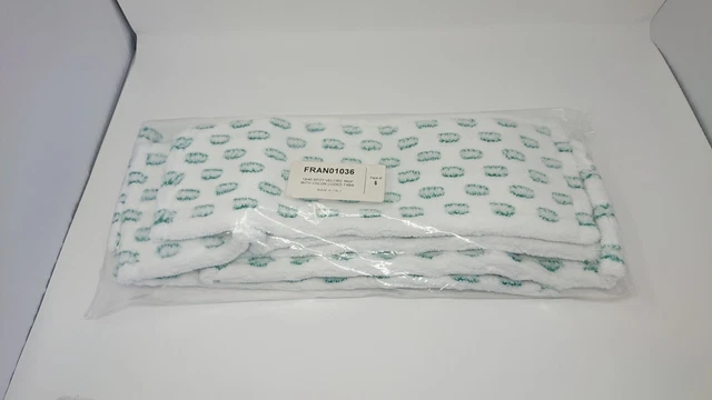 IPC 18" White Microfiber Mop Pad w/Scrubbing Strips (6/pk)