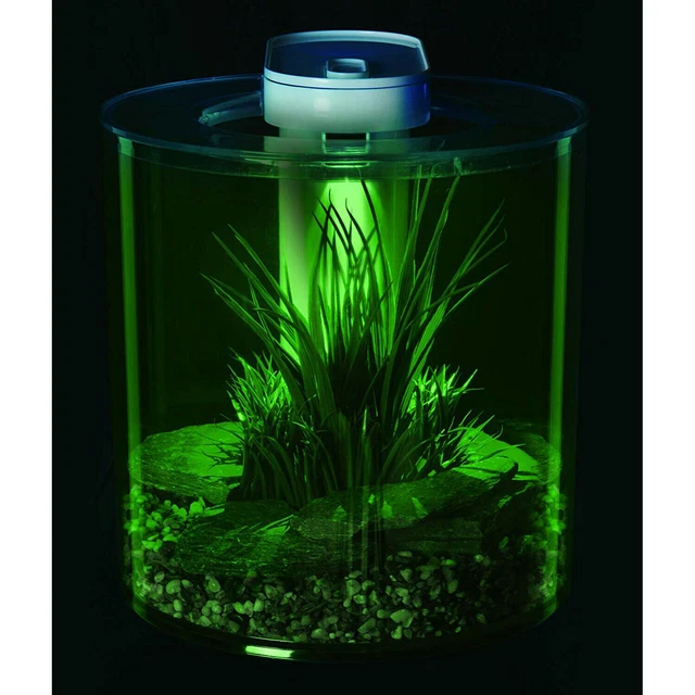 Hagen Marina 360 Aquarium Fish Tank Complete Kit 10L Inc Pump Filter LED Light 6