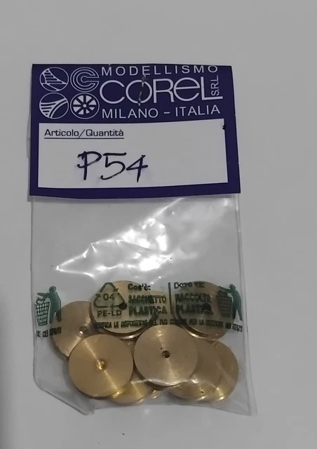 Poulies Corel P53 De 10mm Pour Modélisme Naval - Lot De 10 - Neuf - Fabriqué En Italie