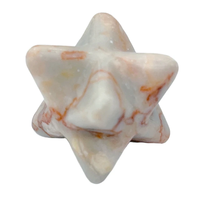 20pcs 25mm Natural Red Grid Stone Merkaba Star Healing Reiki Adventurine Decor 2