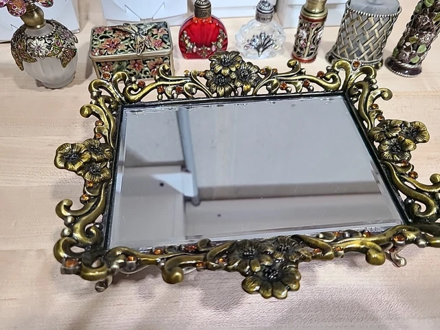Campanello E Piastra Di Contatto Art Déco In Ottone, Finiture Nichel E Nichel Opaco, Modello K17 Di Tuerklinken-shop - Foto 2