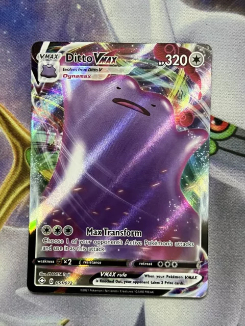 Ditto VMAX 051/072 - Shining Fates - Mint/NM - Pokémon TCG Card