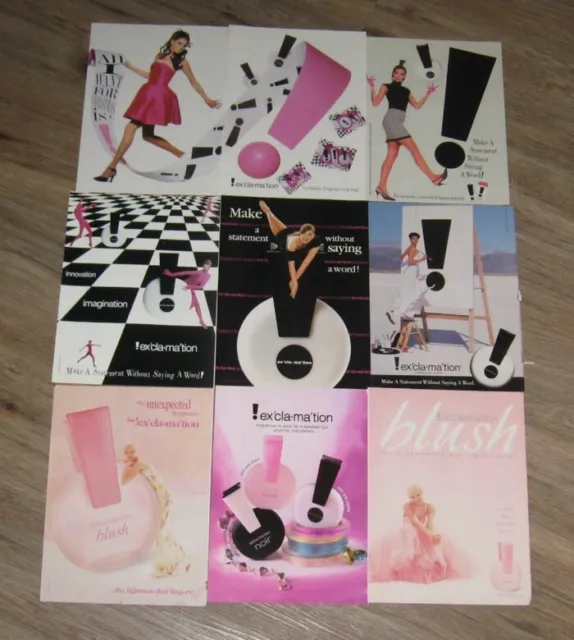 Exclamation ADs Perfume Fragrance FULL PAGED magazine pages PHOTO advertisements