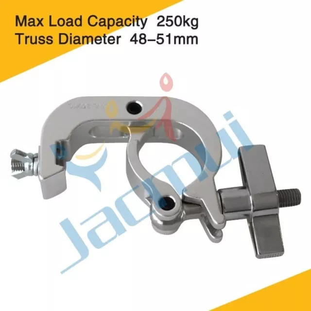 16x Heavy Duty Truss Clamps 2" 550lb Stage Lights 48-51mm Aluminum Quick Clamp