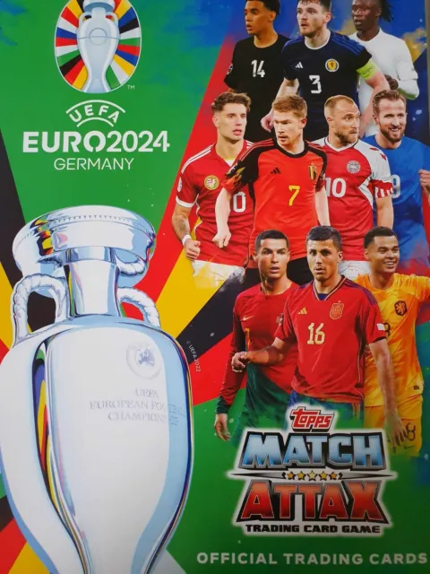 Topps Match Attax UEFA EURO 2024 EM Germany alle Einzelkarten zum aussuchen 1/2