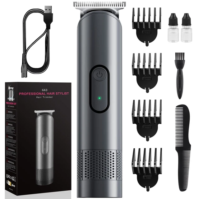 WANFEI Hair Trimmer for Men Professional Cordless Beard Clippers Barber Grooming