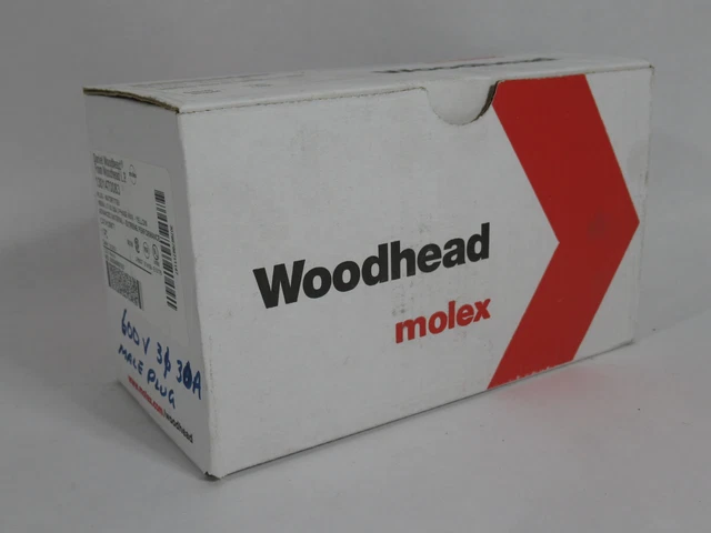 Daniel Woodhead 1301470083 Yellow Watertite Plug 30A 600V 4W 3P L17-30 NEW