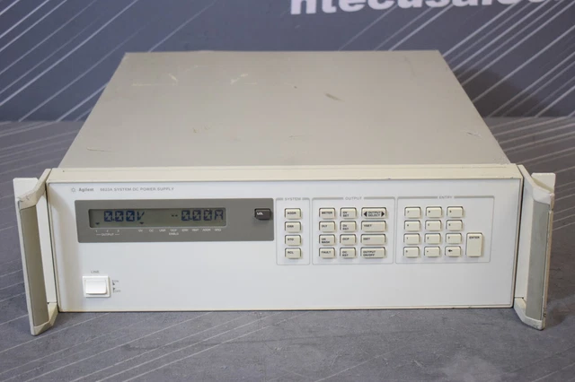 Agilent 6623A DC Triple Output Power Supply 7V-50V .8A-10A 40W 80W