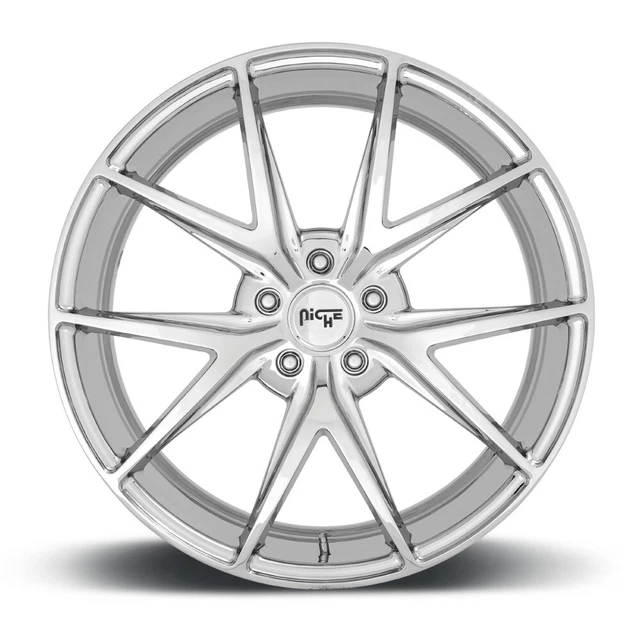 18x8 Chrome Wheels Niche M248 Misano 5x120 40 (Set of 4)  72.56