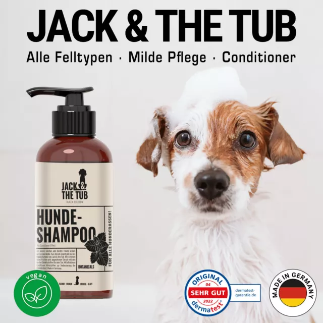 Hundeshampoo Hunde Shampoo mit Conditioner Fellpflege alle Sorten Langhaar Kurz