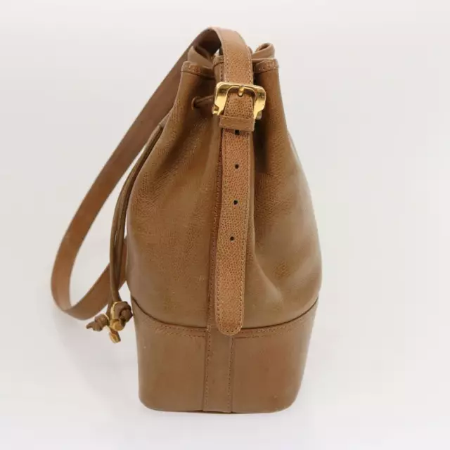 LOEWE ANAGRAM SHOULDER Bag Leather Brown Auth yk11412 $180.00 - PicClick
