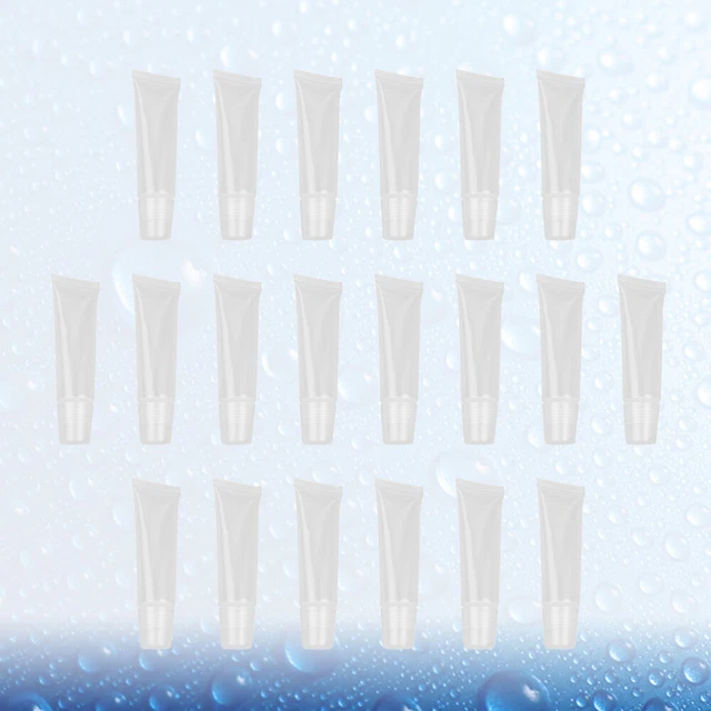 40 Pcs Tubo Lucidalabbra Viaggio Tubi Lucidalabbra Cosmetico