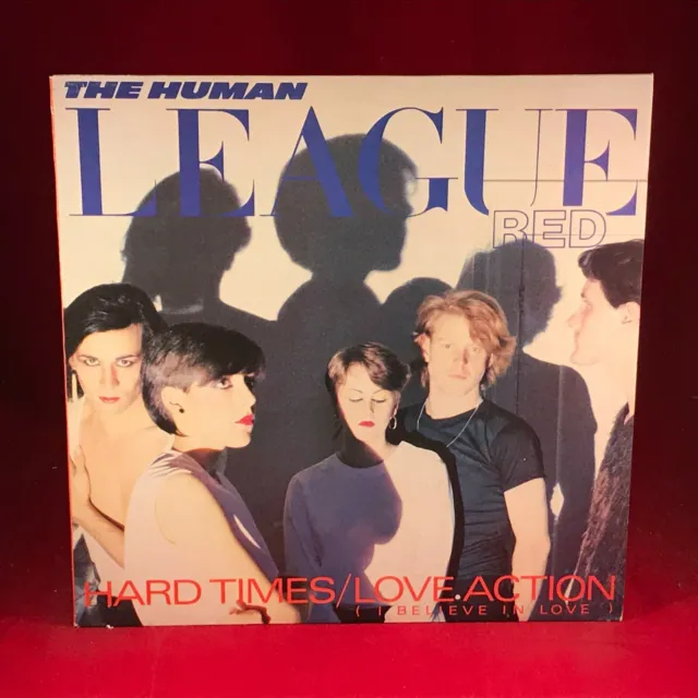 HUMAN LEAGUE Hard Times Love Action 1981 12" vinyl Single original extended