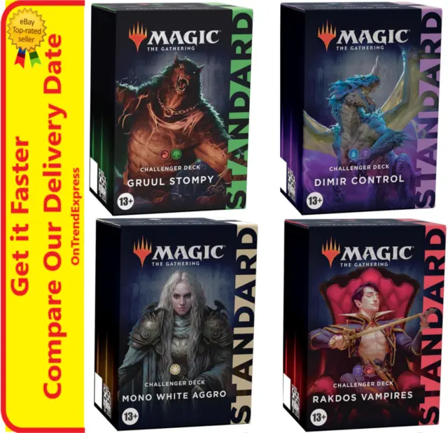 NEW 4 Boxes Magic the Gathering MTG Challenger Decks 2022 Complete Set of 4