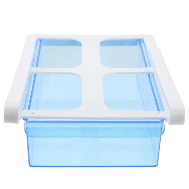 Set 4 Organizer Frigorifero Relaxdays | Trasparenti Con Manici, 10x11x37,5 Cm, 3,2 Litri | Salvaspazio Per Alimenti E Spezie