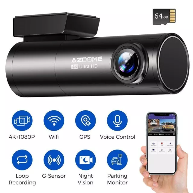 AZDOME GS63H 4K 1-Channel WiFi GPS Dash Cam Owner's Manual