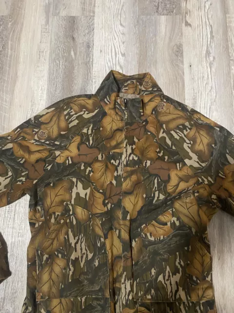 VINTAGE Mossy Oak Camo Jacket Hunting Mens Large Rare Item 0031 USA Made 80s 3