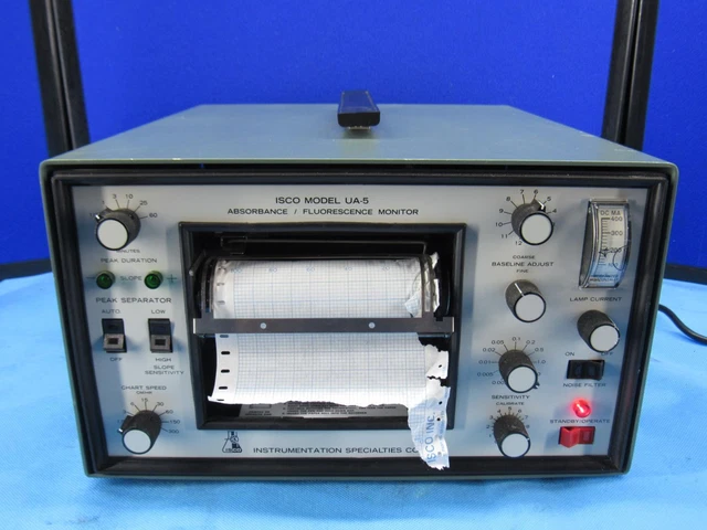 ISCO UA-5 Absorbance / Flourescence Detector Chart Recorder
