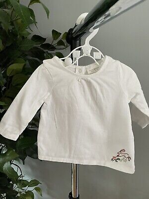 Baby Girls 0-3 Months Next Bunny Top Blouse (A)